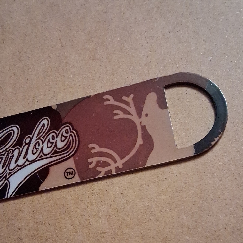 Cariboo Beer Camo Bottle Opener